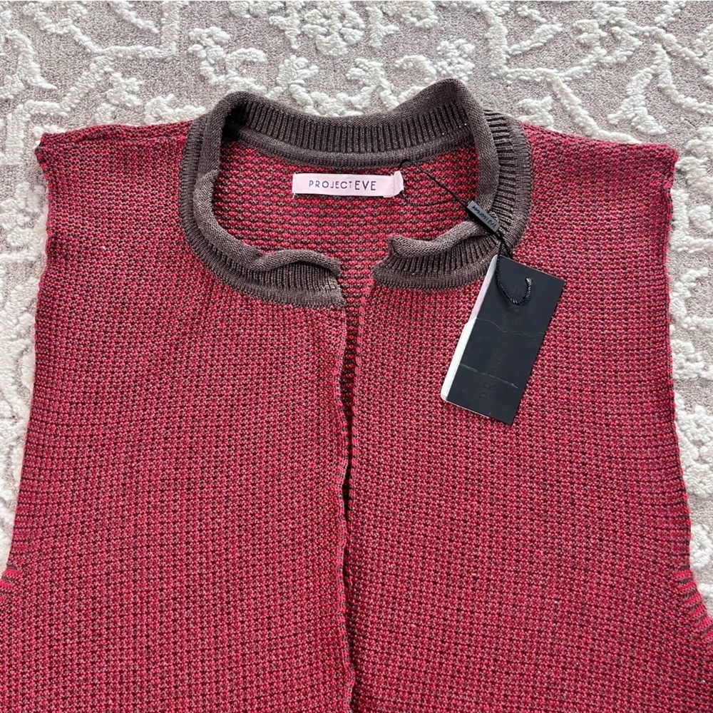 NWT Project Eve Knit Duster Cadigan Vest - Picture 11 of 16